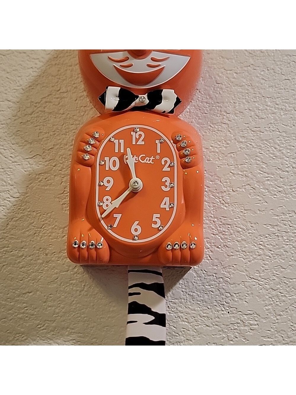 Jeweled Retired Living Coral with Zebra Tail and bowtie RARE - Picture 4 of 5